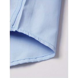 Men's Formal Classic Design Button Up Shirt, Male Clothes For Spring And Fall Business Occasion