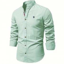 Men's Cotton Long Sleeve Shirts Men's Clothes